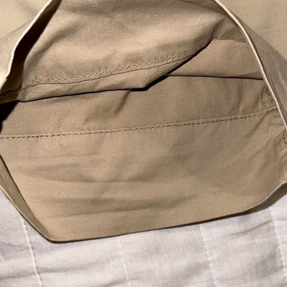 ON XS Full Panel Waist Tan Cotton Maternity Stretch Bermuda Shorts - Picture 12 of 12